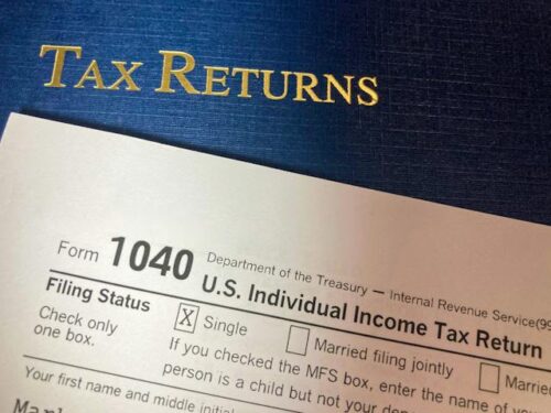 tax return and 1040