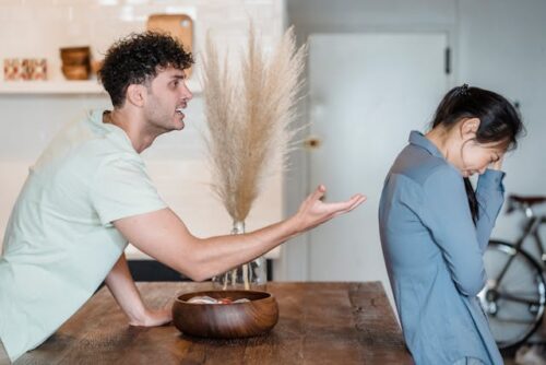 arguing couple